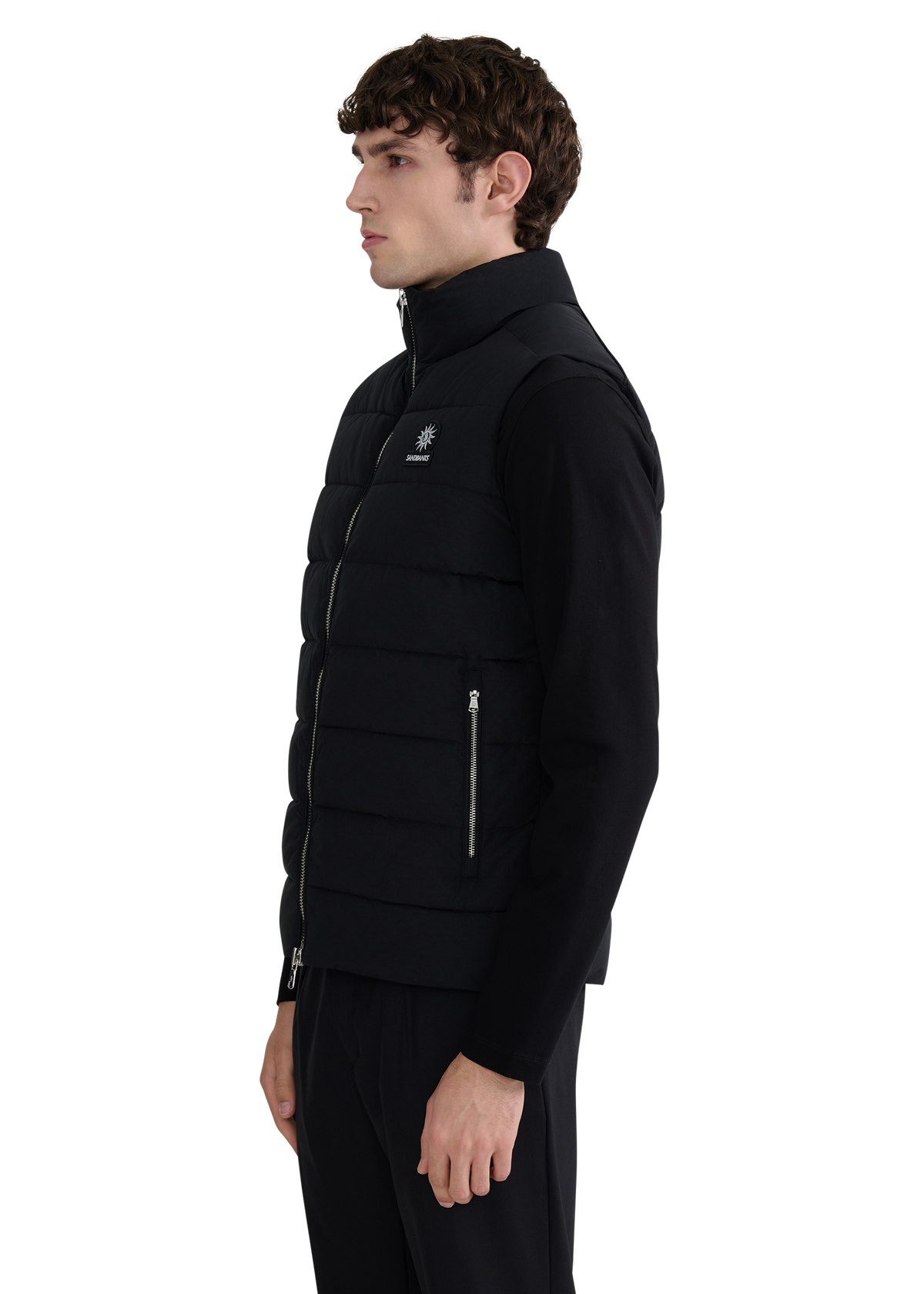 Martello Puffer Gilet - Black
