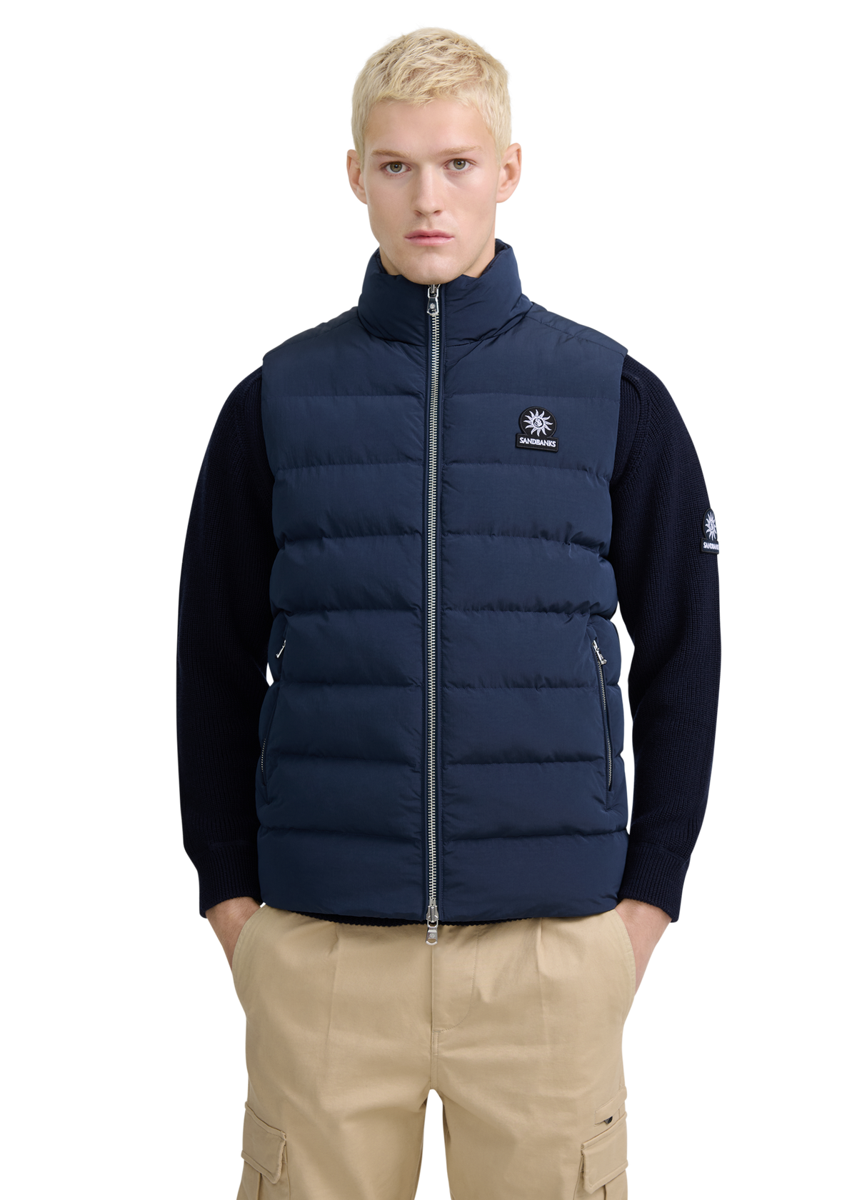 Martello Puffer Gilet - Navy