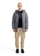 Valon Mid-Length Down Jacket - Charcoal