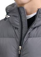 Valon Mid-Length Down Jacket - Charcoal