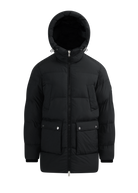 Valon Mid-Length Down Jacket - Black
