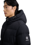 Valon Mid-Length Down Jacket - Black