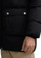 Valon Mid-Length Down Jacket - Black