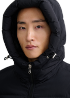 Valon Mid-Length Down Jacket - Black