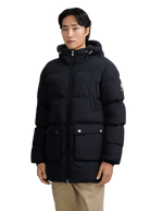 Valon Mid-Length Down Jacket - Black