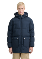 Valon Mid-Length Down Jacket - Navy
