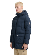 Valon Mid-Length Down Jacket - Navy