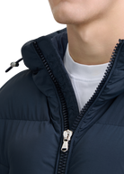 Valon Mid-Length Down Jacket - Navy