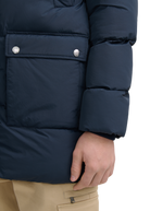 Valon Mid-Length Down Jacket - Navy