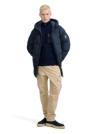 Valon Mid-Length Down Jacket - Navy