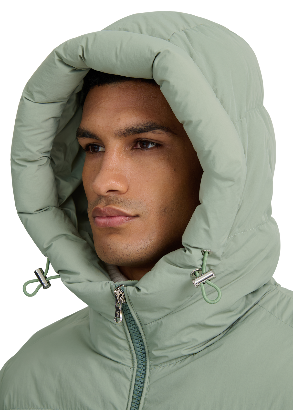 Valon Mid-Length Down Jacket - Sage