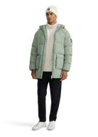 Valon Mid-Length Down Jacket - Sage