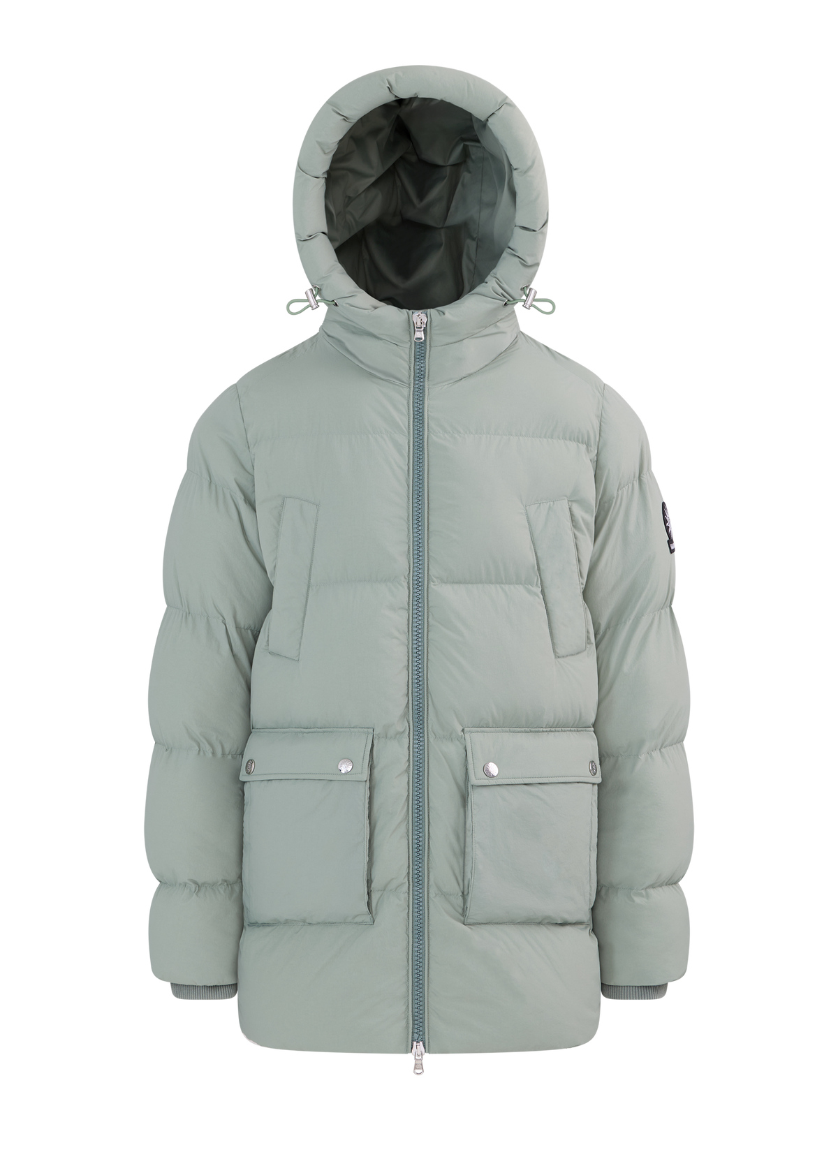 Valon Mid-Length Down Jacket - Sage