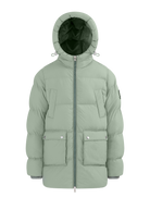Atlas Mid-Length Down Jacket - Sage