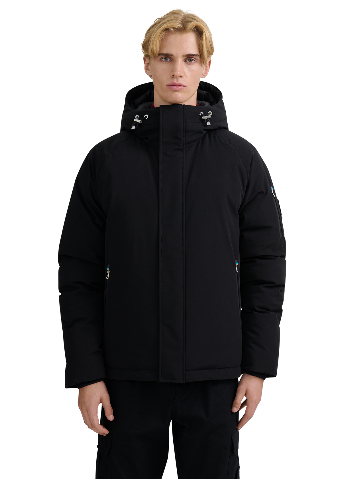Aspen Raglan Sleeve Puffer - Black
