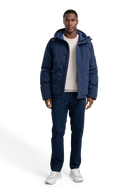 Aspen Raglan Sleeve Puffer - Navy