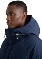 Aspen Raglan Sleeve Puffer - Navy