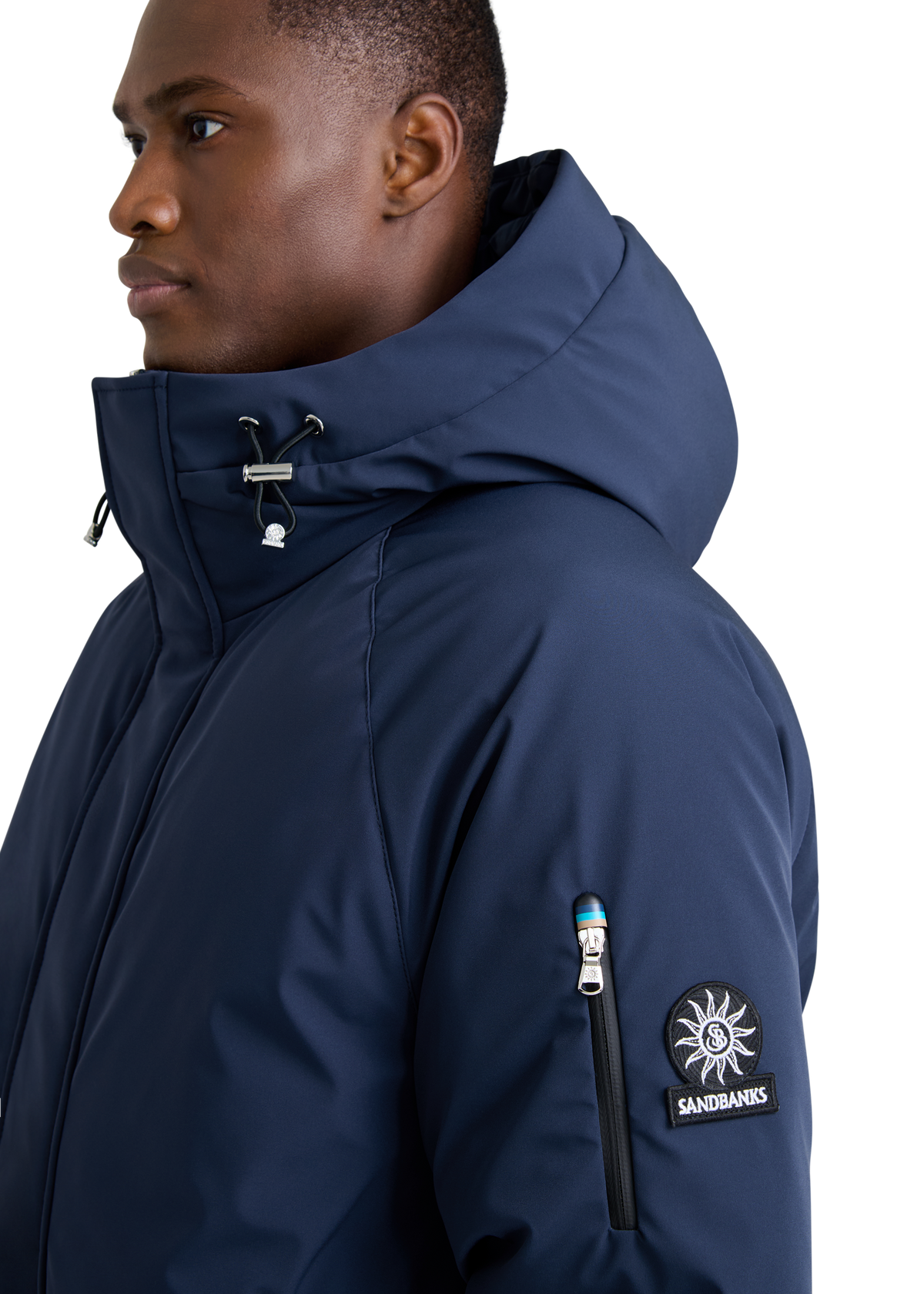 Aspen Raglan Sleeve Puffer - Navy