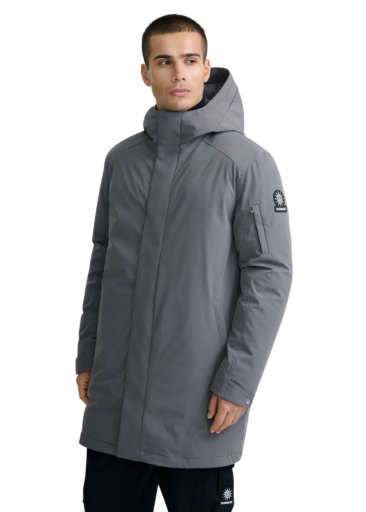 Salterns Terrace Parka Jacket - Charcoal