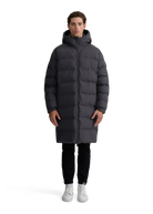 Atlas Longline Waterproof Puffer Jacket - Charcoal
