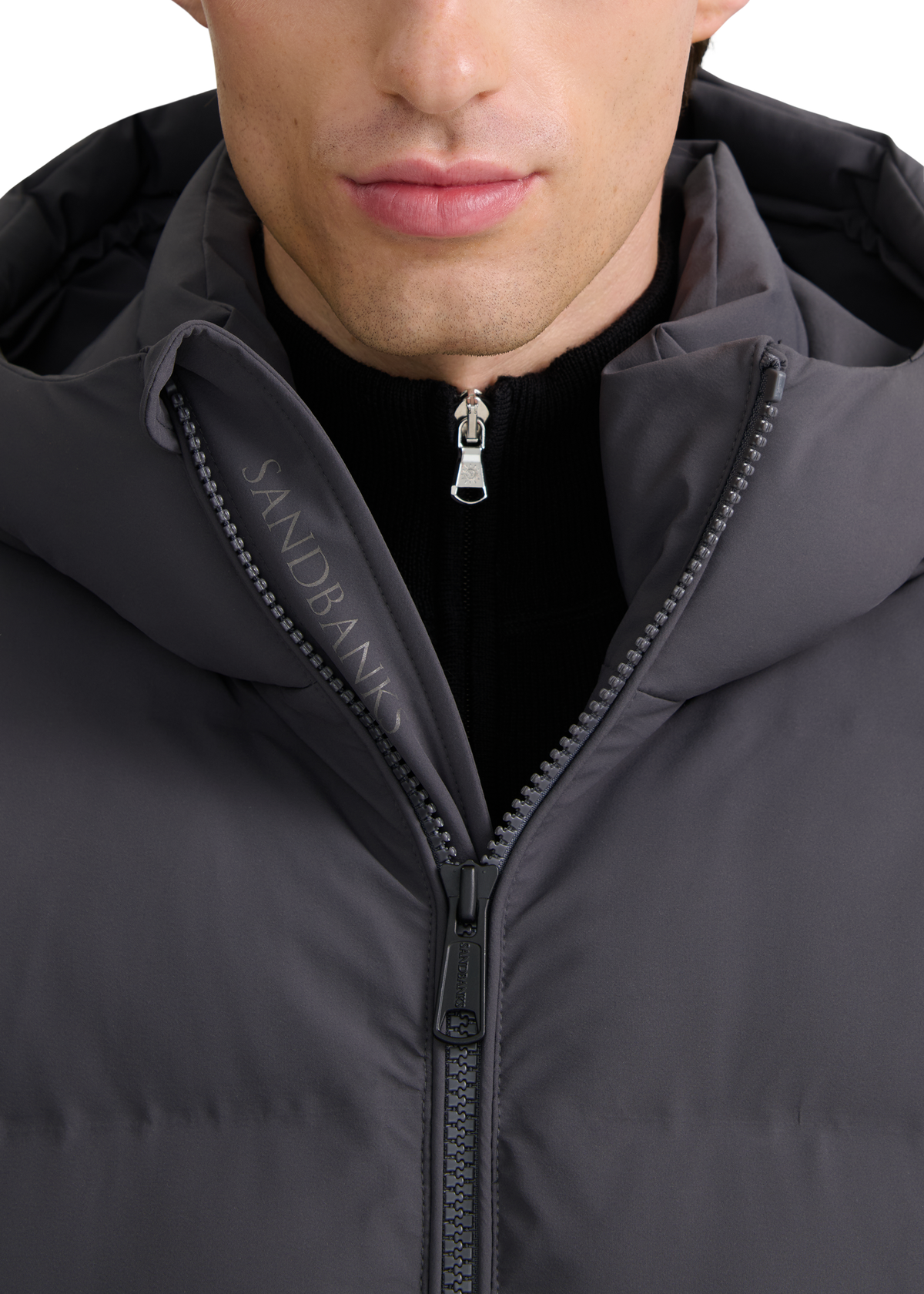 Atlas Longline Waterproof Puffer Jacket - Charcoal