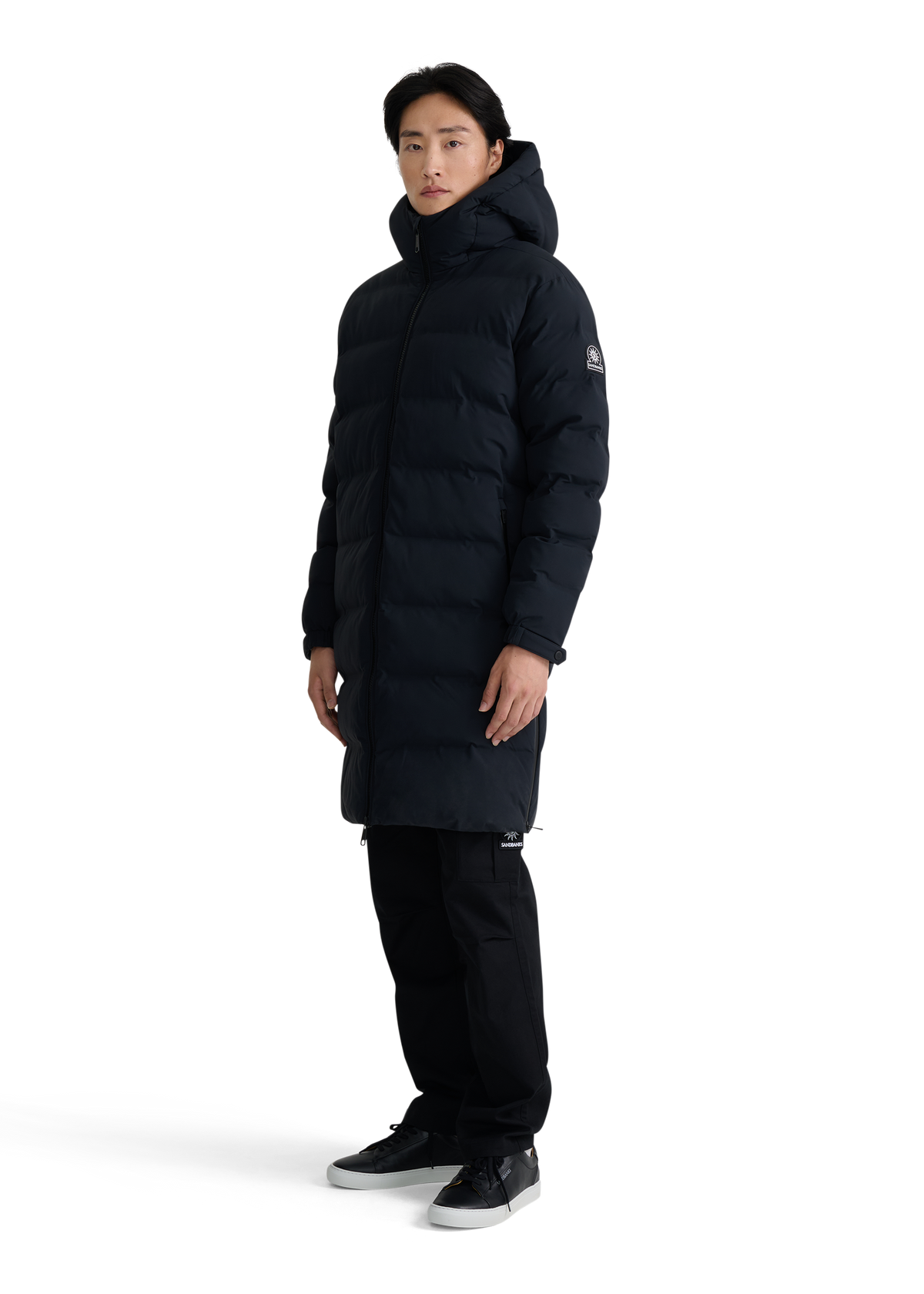 Atlas Longline Waterproof Puffer Jacket - Black