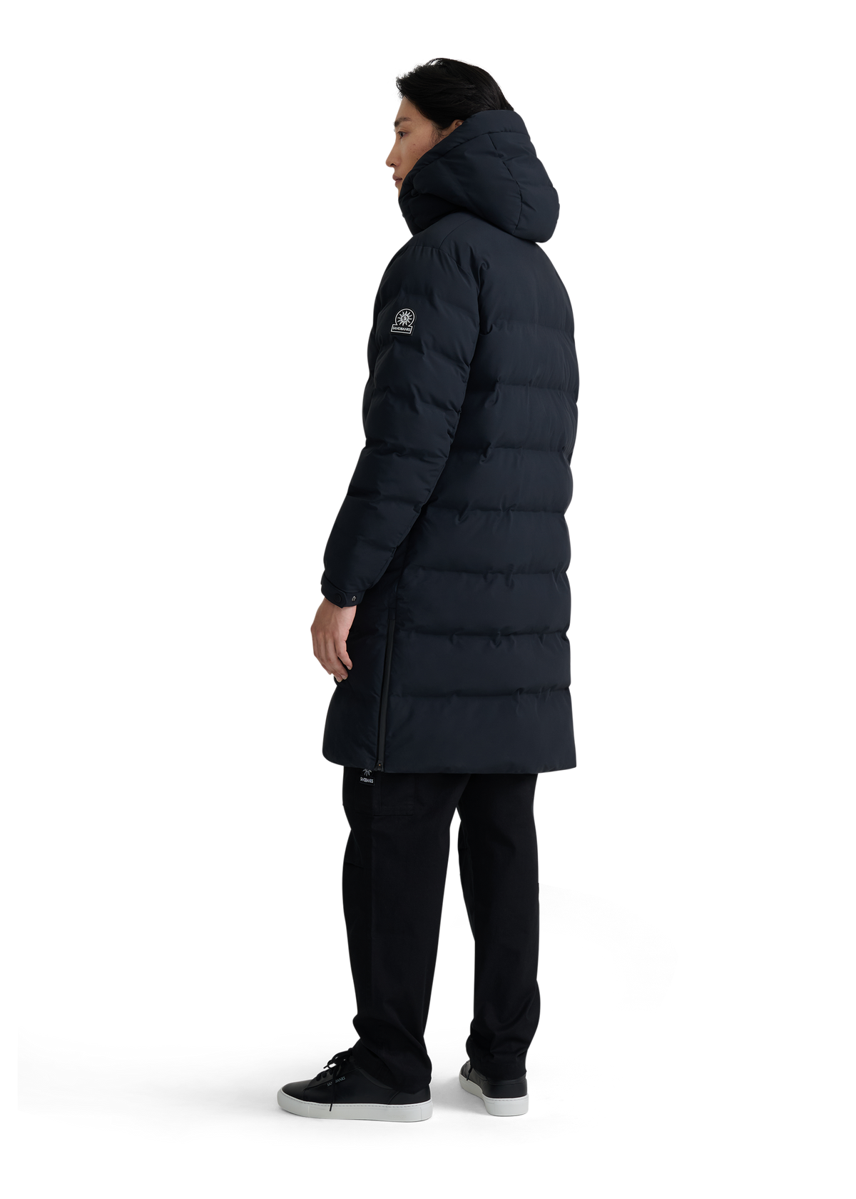 Atlas Longline Waterproof Puffer Jacket - Black