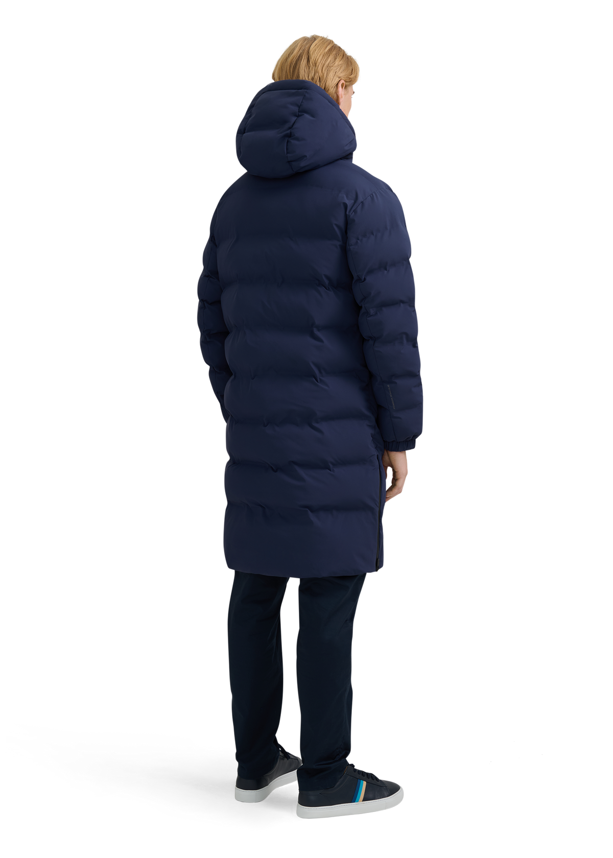 Atlas Longline Waterproof Puffer Jacket - Navy