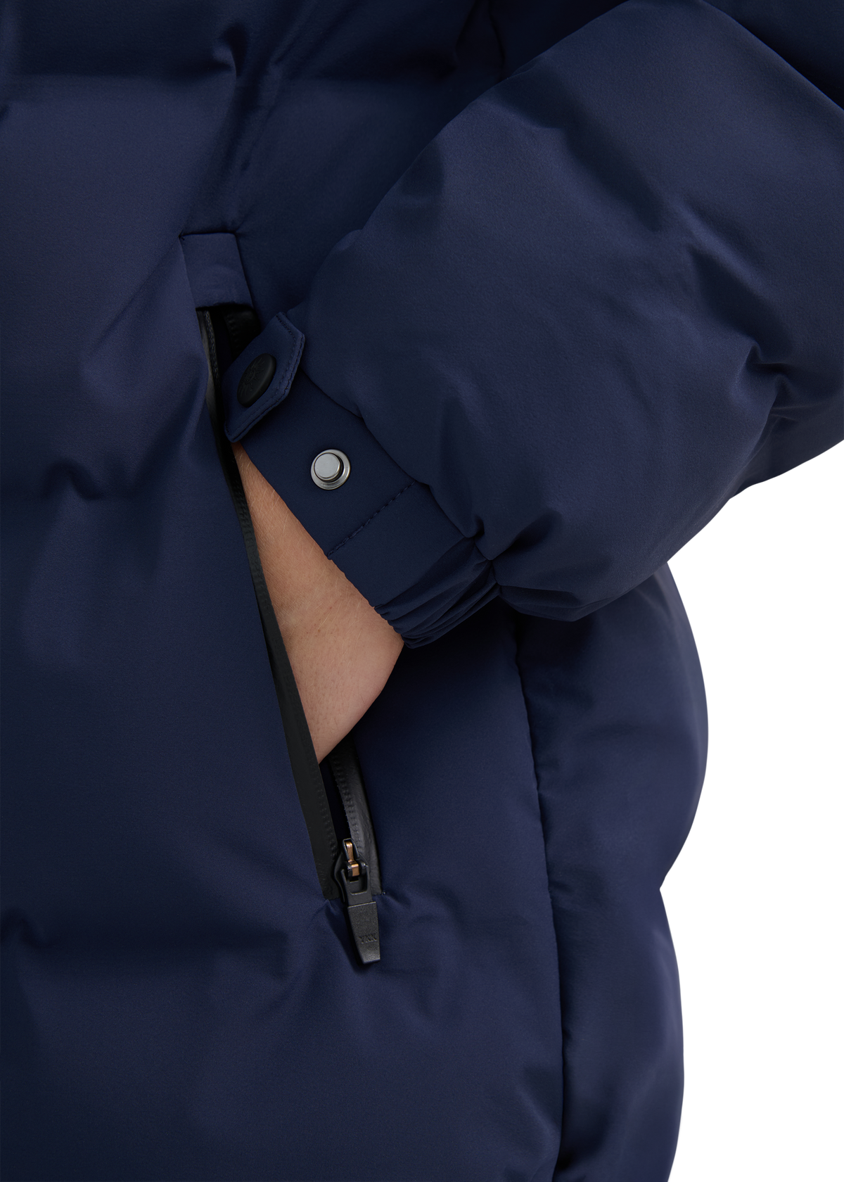 Atlas Longline Waterproof Puffer Jacket - Navy