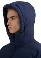 Atlas Longline Waterproof Puffer Jacket - Navy