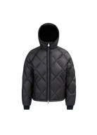 Diamond Quilted Down Jacket - Anthracite