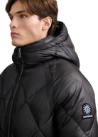 Diamond Quilted Down Jacket - Anthracite