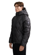 Diamond Quilted Down Jacket - Anthracite