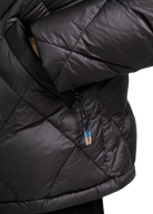 Diamond Quilted Down Jacket - Anthracite