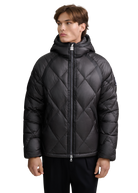 Diamond Quilted Down Jacket - Anthracite