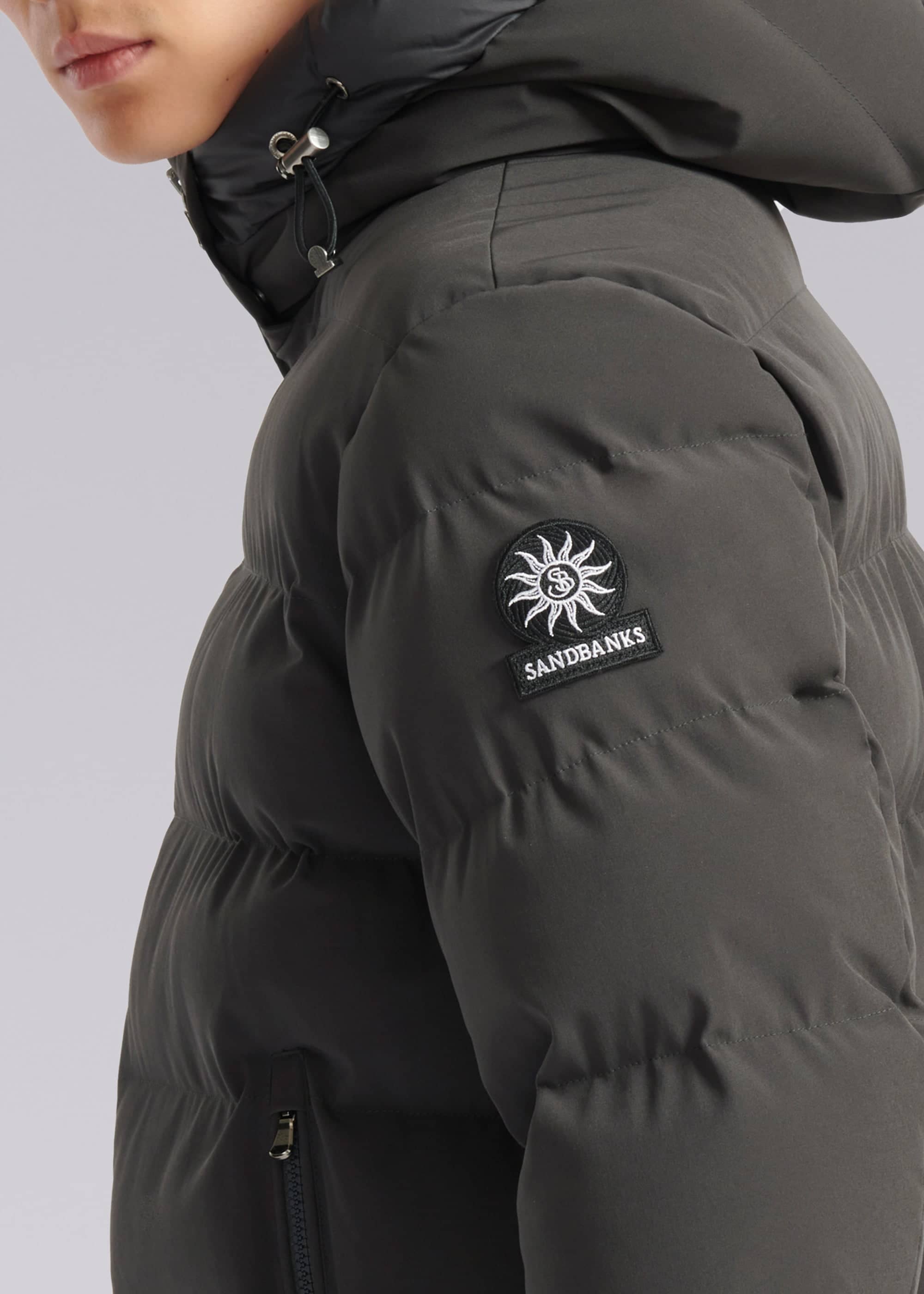 Sandbanks Banks Puffer Jacket - Charcoal - Sandbanks