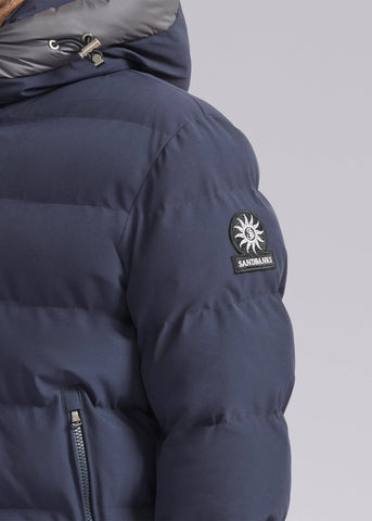 Sandbanks Banks Puffer Jacket - Navy - Sandbanks