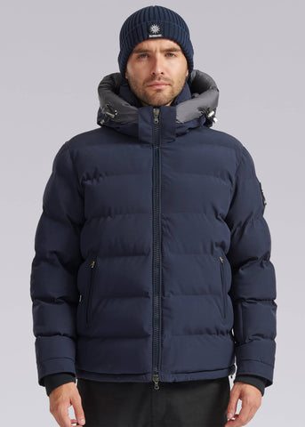 Sandbanks Banks Puffer Jacket - Navy - Sandbanks