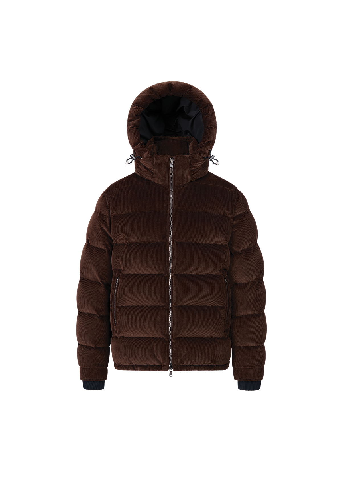 Sandbanks Banks Puffer Jacket - Brown Cord
