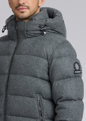 Sandbanks Banks Puffer Jacket - Cashmere