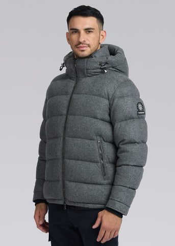 Sandbanks Banks Puffer Jacket - Cashmere