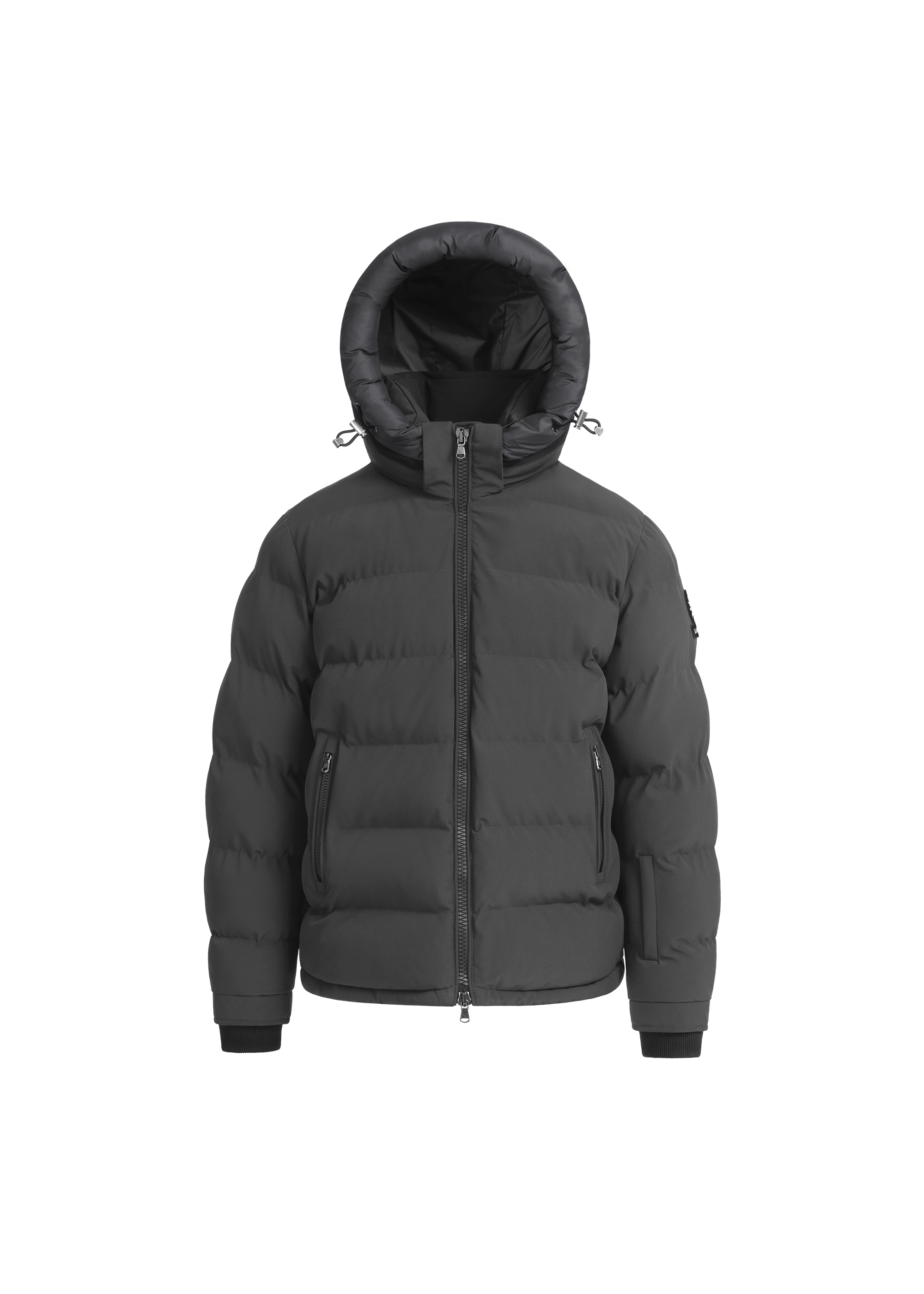 Sandbanks Banks Puffer Jacket - Charcoal - Sandbanks