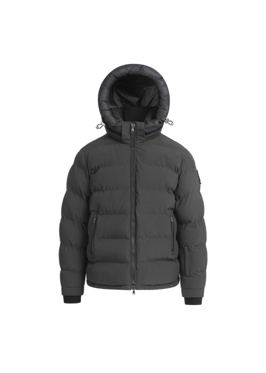 Sandbanks Banks Puffer Jacket - Charcoal - Sandbanks