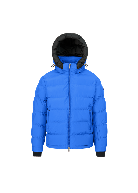 Sandbanks Banks Puffer Jacket - Cobalt Blue