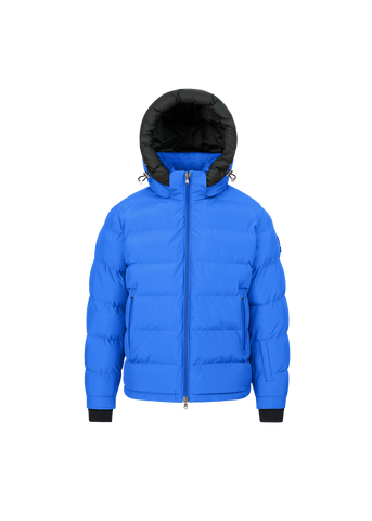 Sandbanks Banks Puffer Jacket - Cobalt Blue