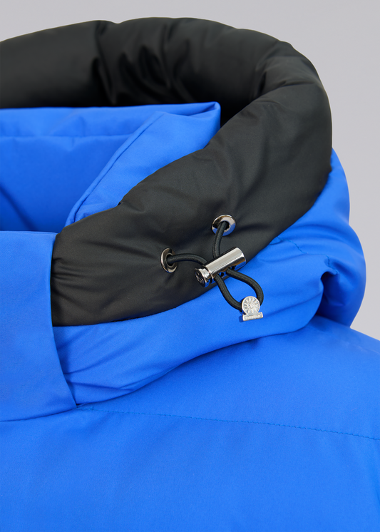 Sandbanks Banks Puffer Jacket - Cobalt Blue