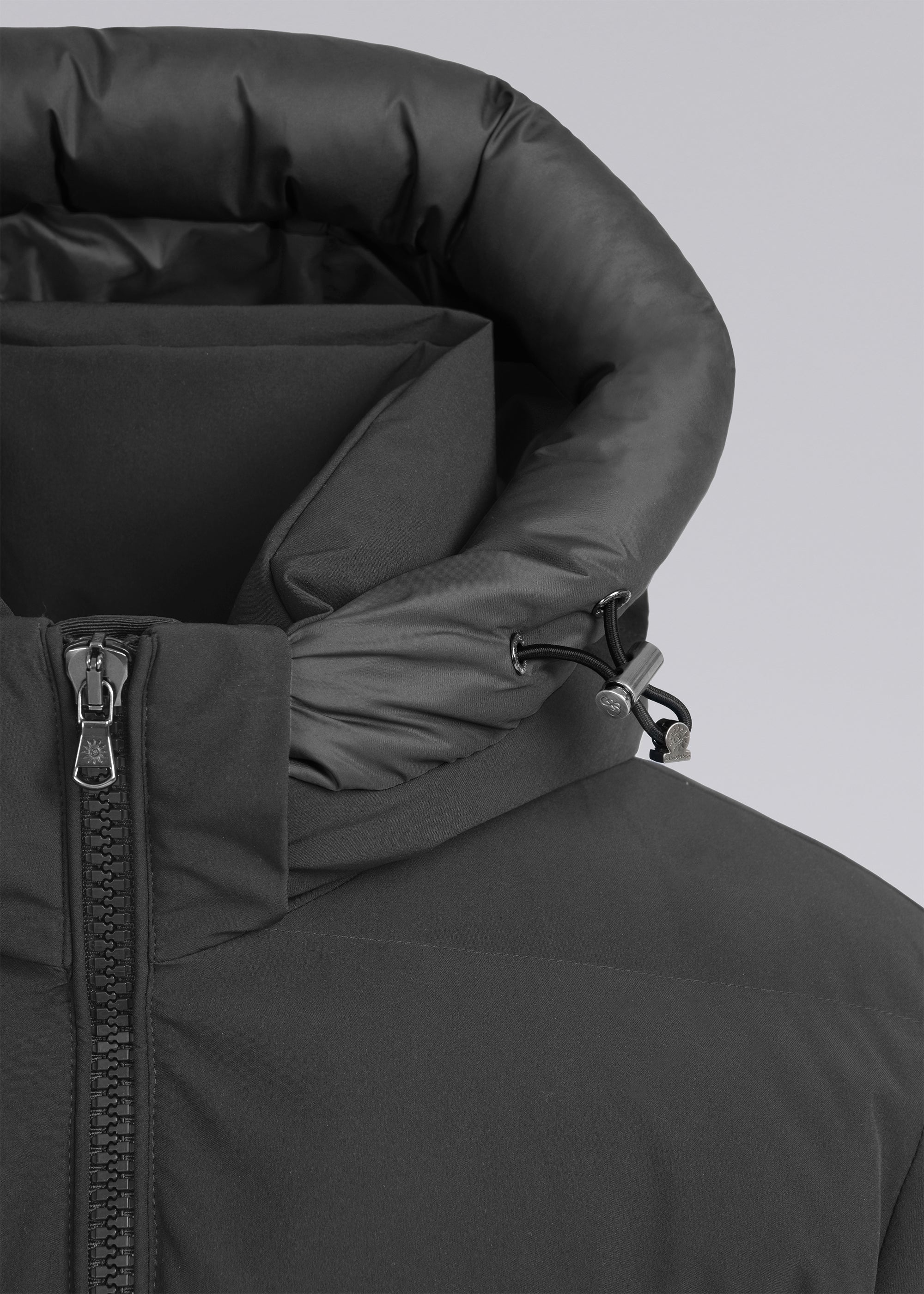 Sandbanks Banks Puffer Jacket - Charcoal - Sandbanks