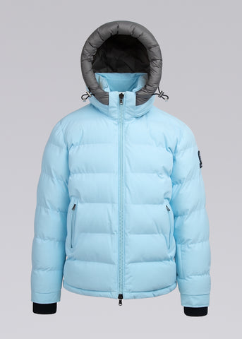 Sandbanks Banks Puffer Jacket - Crystal Blue