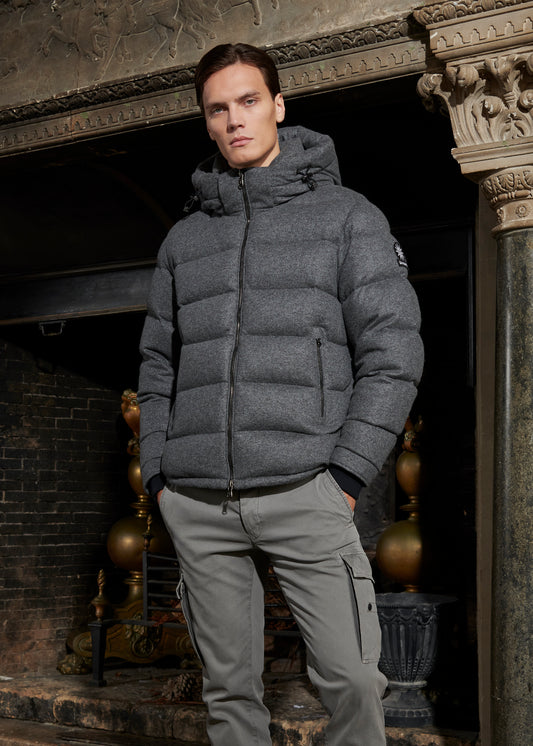 Sandbanks Banks Puffer Jacket - Cashmere