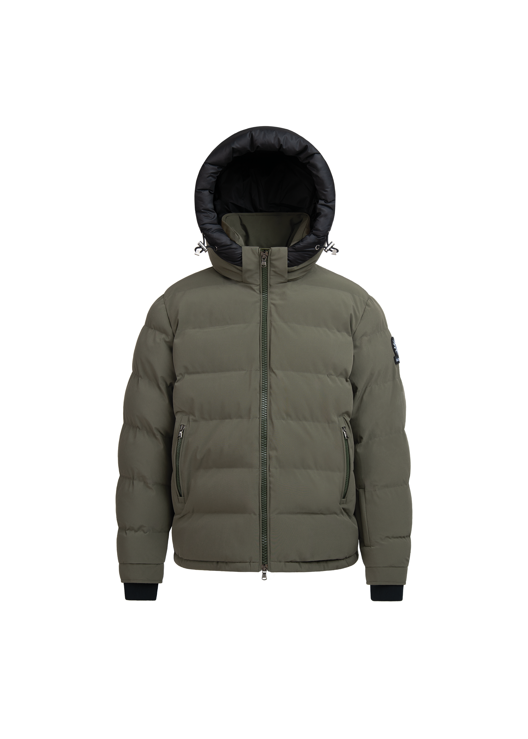 Sandbanks Banks Puffer Jacket - Khaki - Sandbanks